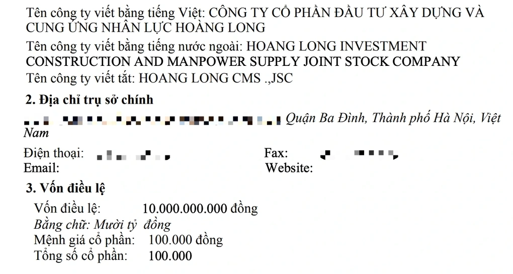 Hé lộ về Công ty Hoàng Long có vợ chồng chủ tịch vừa bị khởi tố - 1